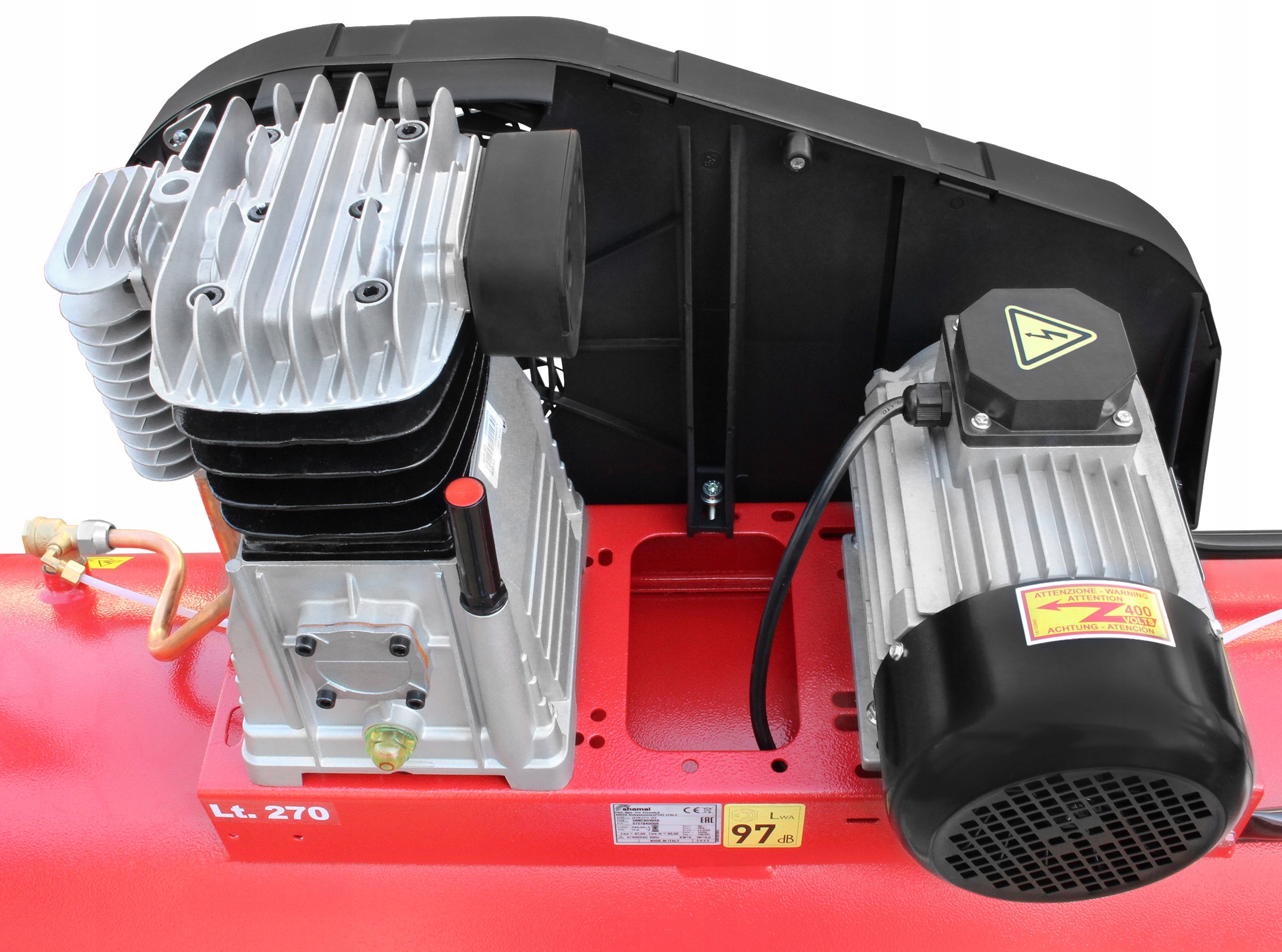 SHAMAL KOMPRESOR TŁOKOWY SPRĘŻARKA CT 480/270 SB38C 3KW 400V EAN (GTIN) 8028403011586