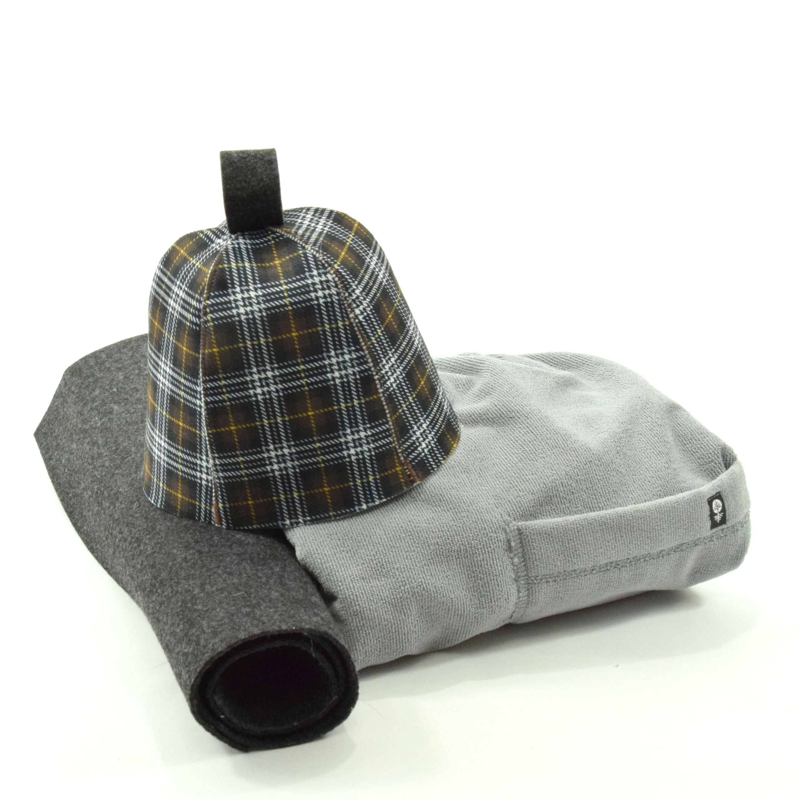 Saunová čepice do sauny pánská 3-dílná XL