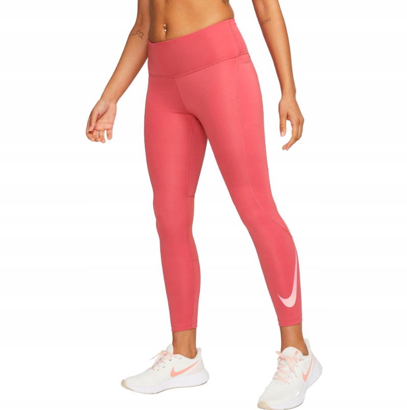 Sportovní legíny Nike Fast Mid Rise 7/8 DX0948-655 velikost M