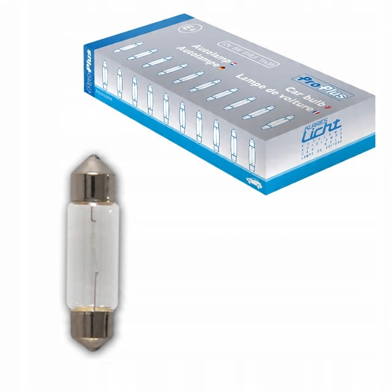 

Żarówka ProPlus 12V 5W C5W homolog. E4 11x38mm