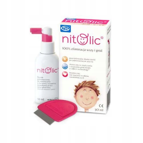 

Pipi Nitolic spray na wszy i gnidy 30 ml +grzebień