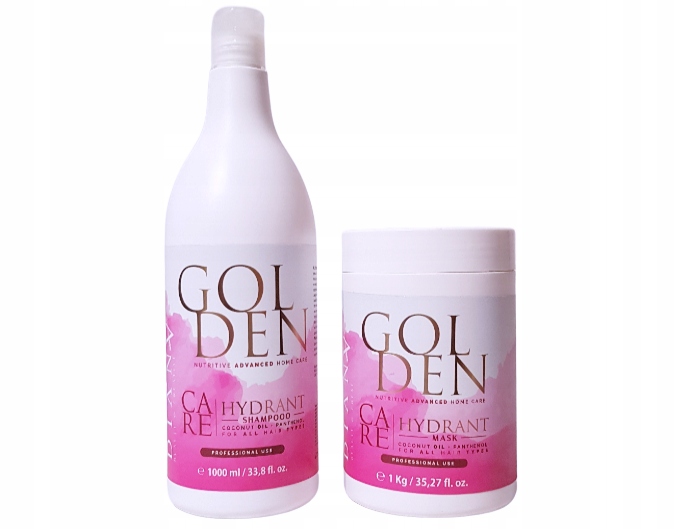Diana Golden Nano Złote Proteiny Zestaw Nawilżający 2 x 1000 ml