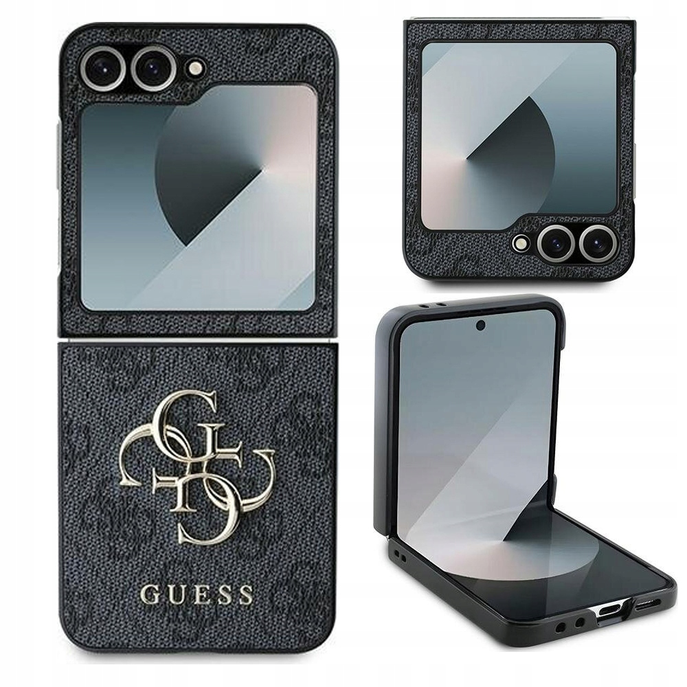 Módní, štíhlé pouzdro Guess pro Galaxy Z Flip7 Fe Flip6, stylové pouzdro, zadní kryt