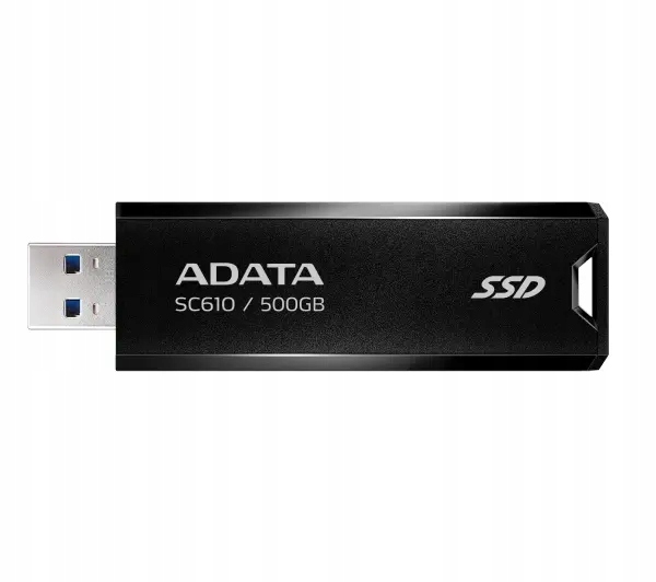 Dysk Ssd zewnętrzny Adata SC610 500GB Usb 3.2 Czarny