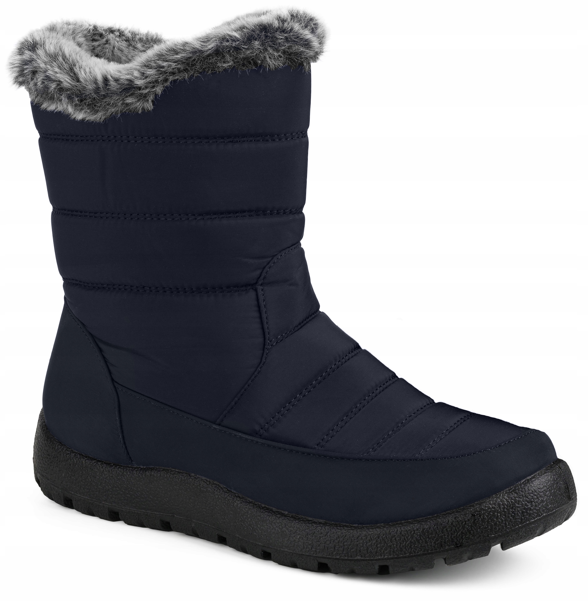 Dámské Zimní Boty Teplé Lehké Zateplené Vysoké Sněhule Na Lyžích 39