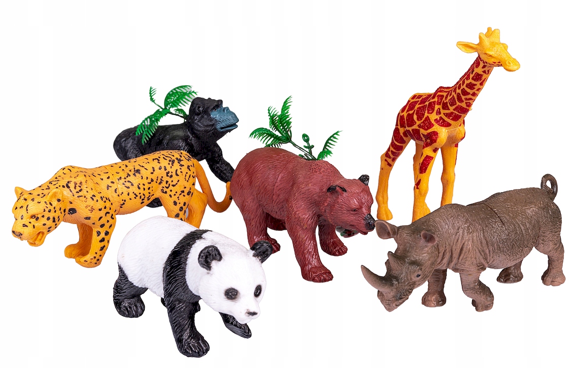 

Zestaw zwierzęta dzikie zoo 8w1 figurki