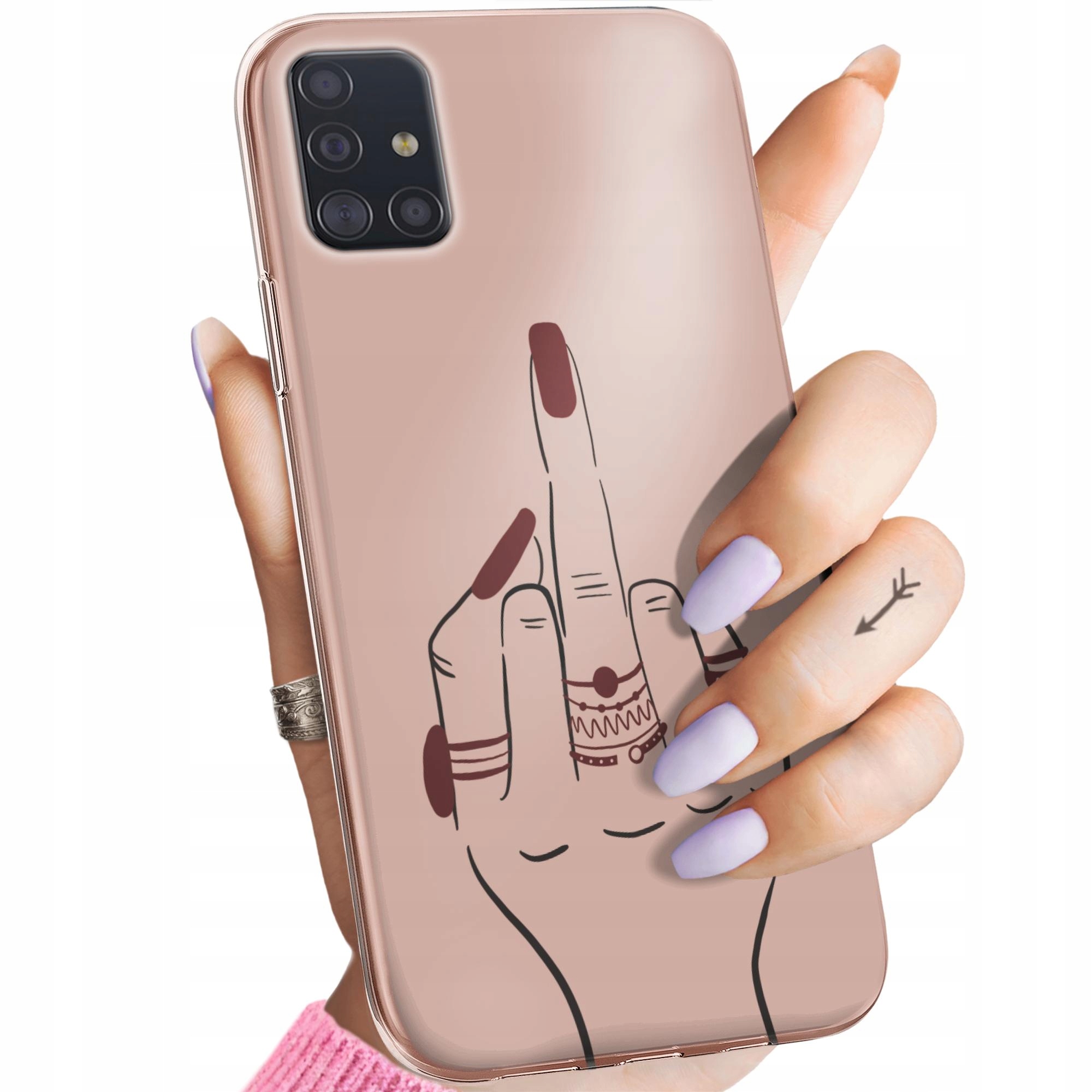 Etui Do Samsung Galaxy A51 Fuck You Fuck Off Obudowa Pokrowiec Case