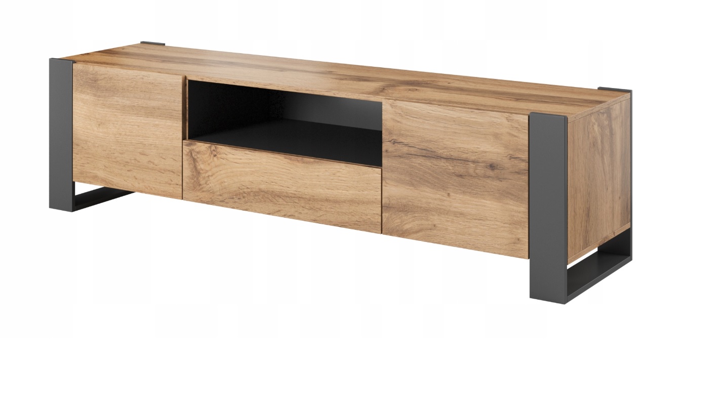 

Rtv Wood dąb wotan + antracyt - Cama Meble