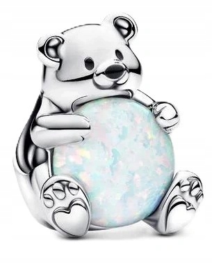Přívěsek Pandora Polární Medvídek 793589C01 Stříbrný Warm Hugs