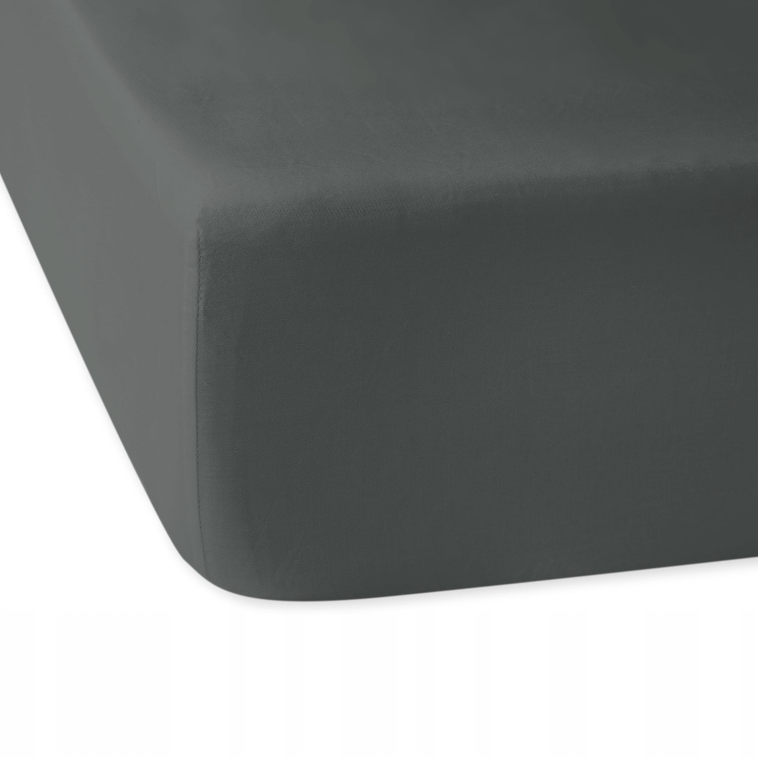 prostěradlo saténové s gumičkou 180x200 šedé