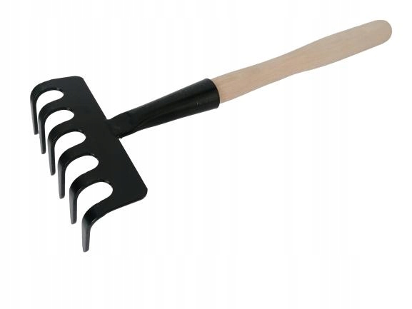 

Grabki ogrodnicze ogrodowe z drewnianą rączką