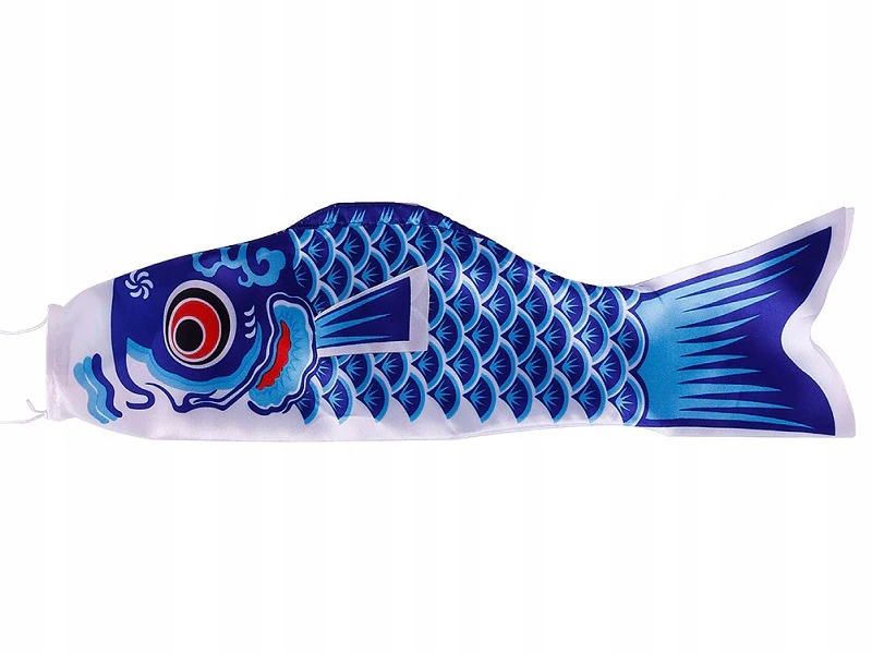 

Japoński Karp Koi Koinobori Flaga Ryba Niebieski