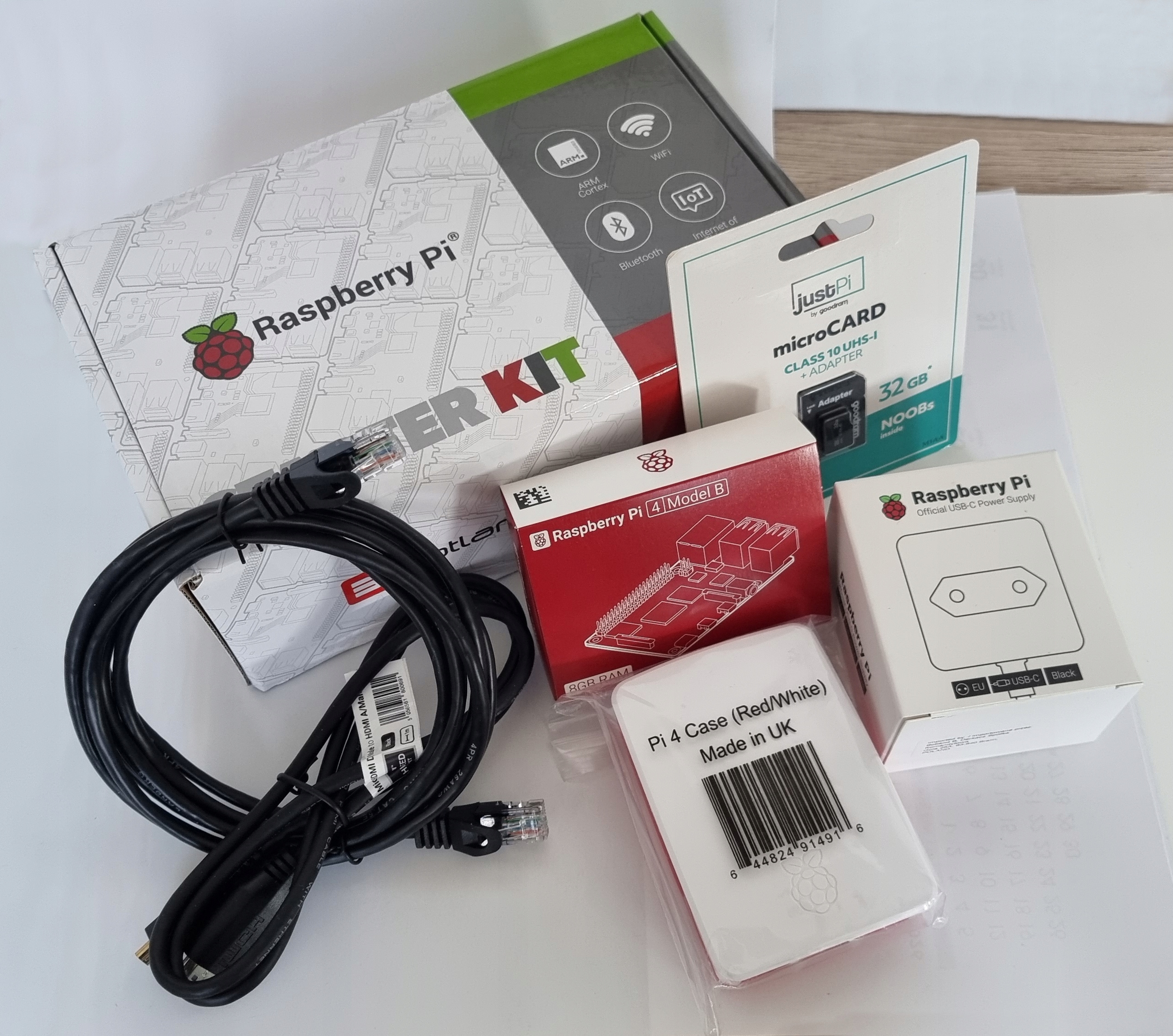 Mikrokomputer Raspberry Pi 4 Model B 8 GB
