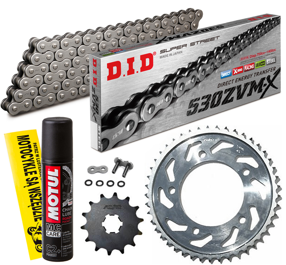 DID530ZVMX-108 SUNF520-15 - КОМПЛЕКТ ПРИВОДА DID HONDA CBR600F 1991-1996 ZVMX