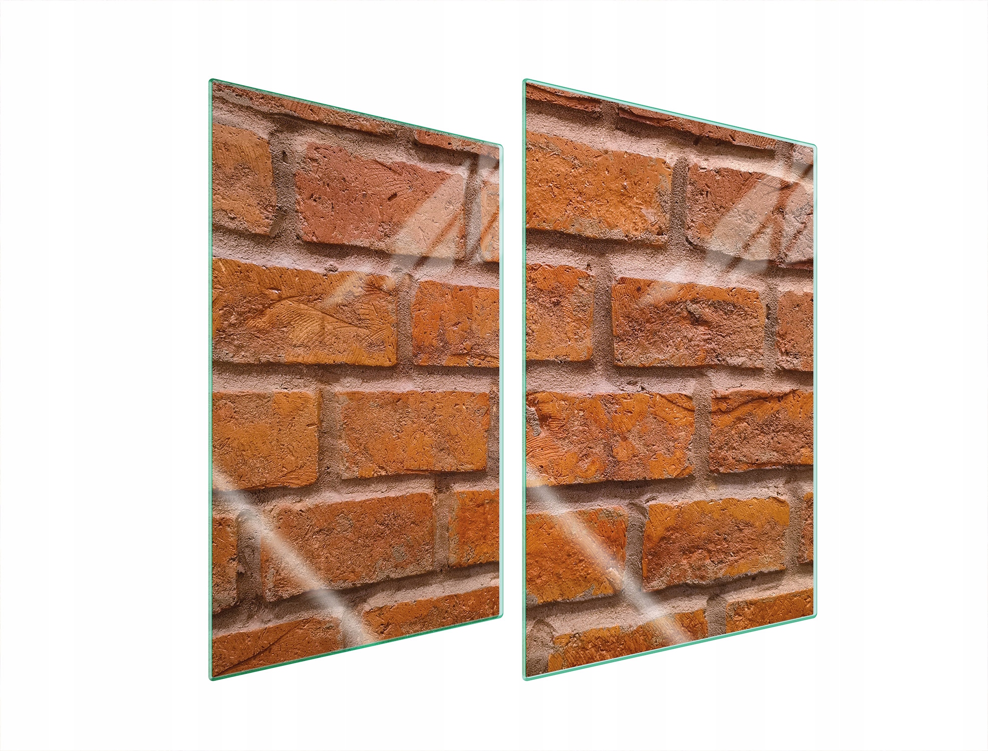 Skleněná Ochranná Deska Do Kuchyně 2x35x52 Cihlové Tvrzené Sklo