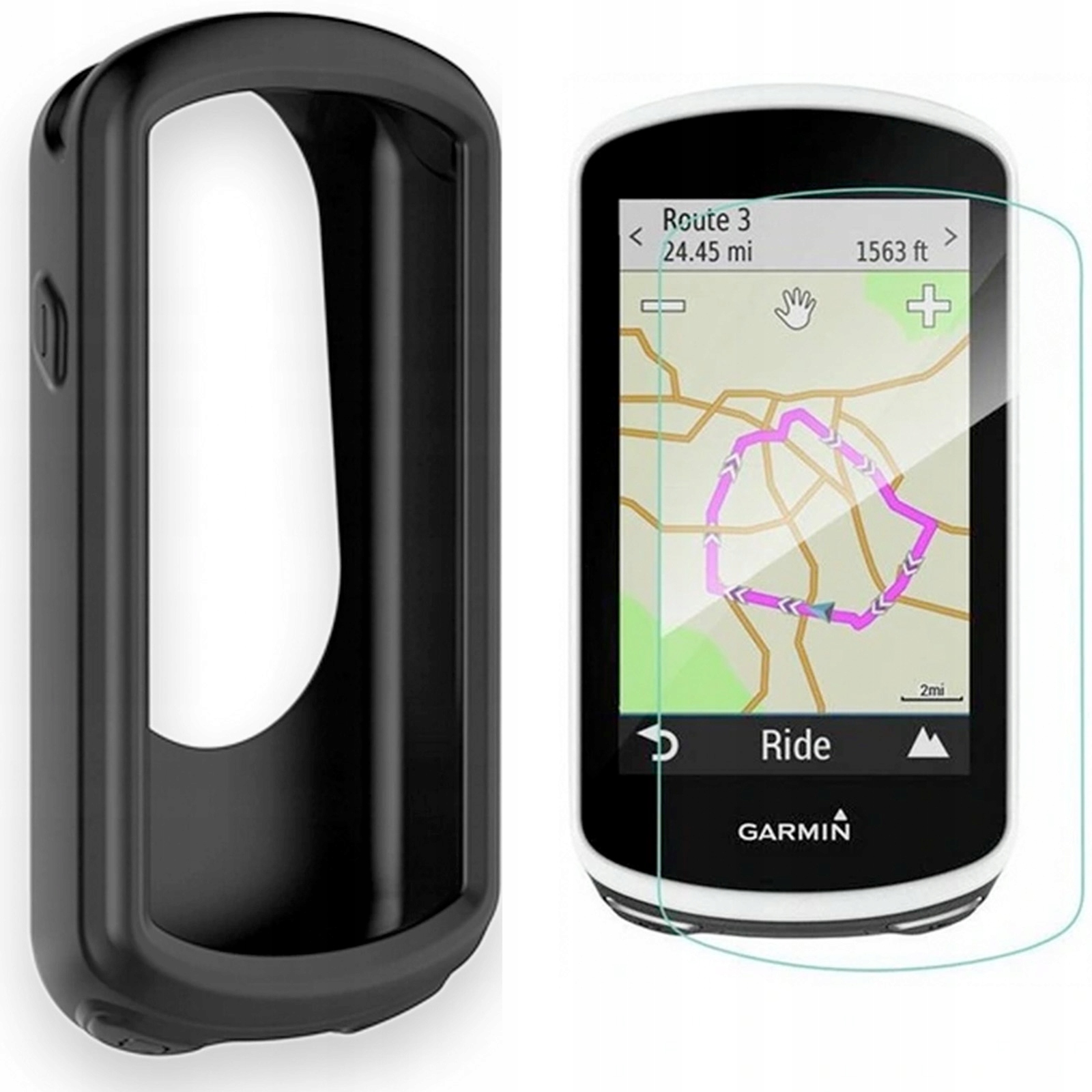 

Zestaw Garmin Edge 1030 Case Etui Czarne Szkło