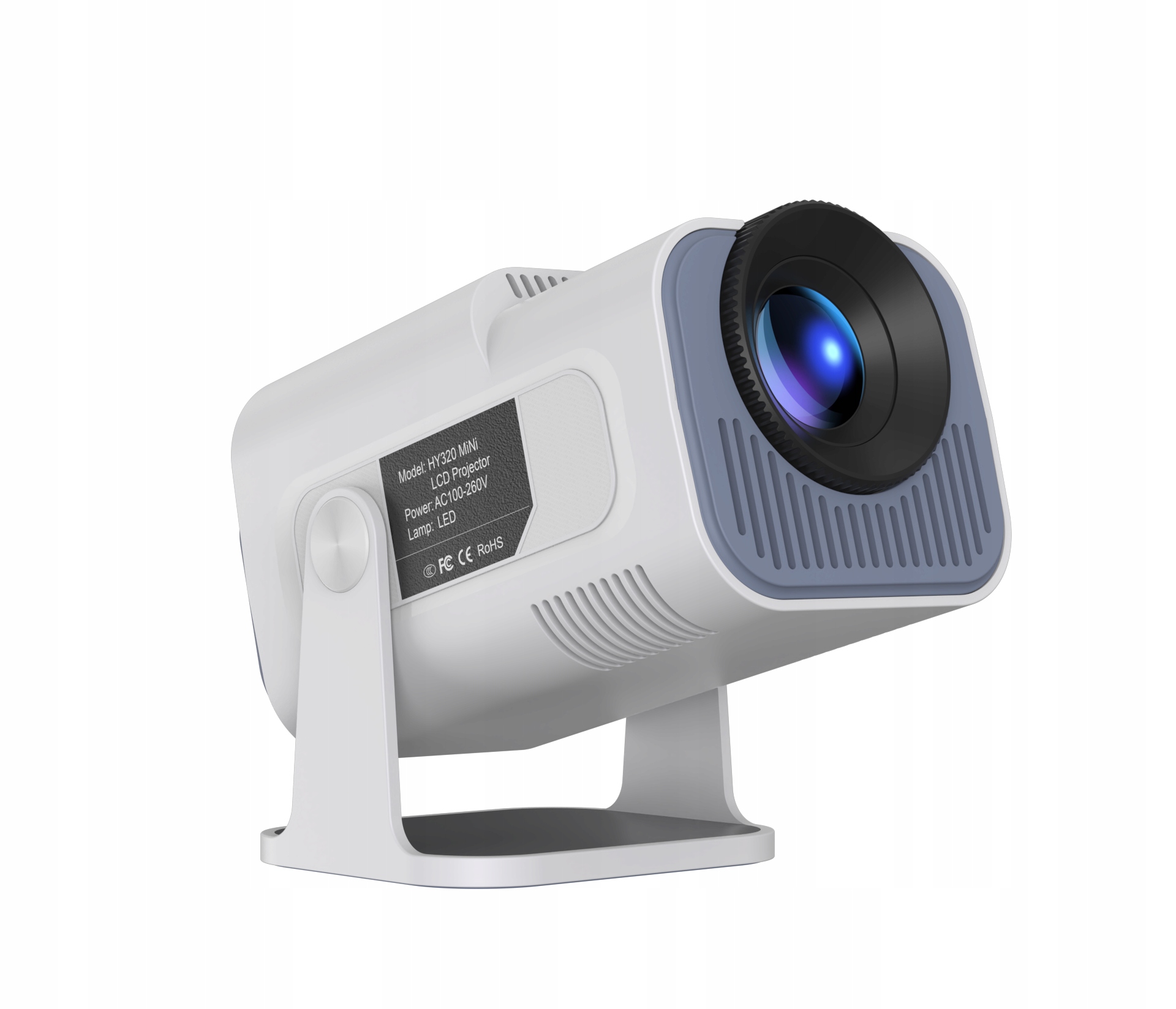 Projektor Android Tv WiFi Full Hd přenosný chytrý otočný reproduktor