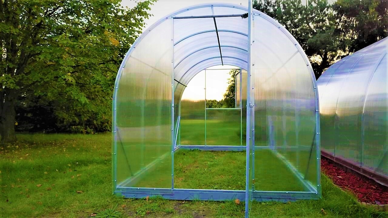 Szklarnia GREEN-GO 2,1x4 z poliwęglanu 4mm