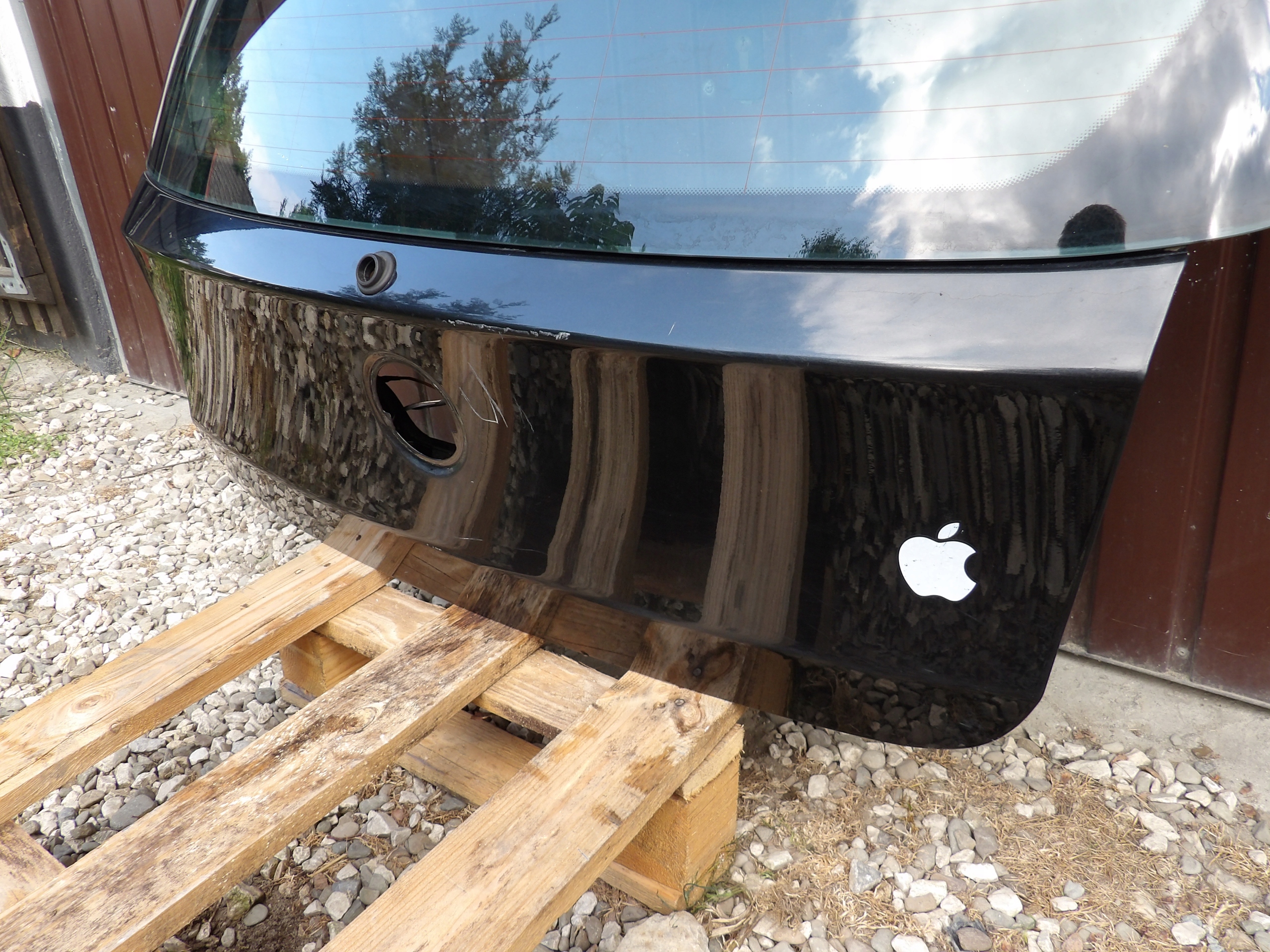 BMW E87 1 trunk door boot window rear