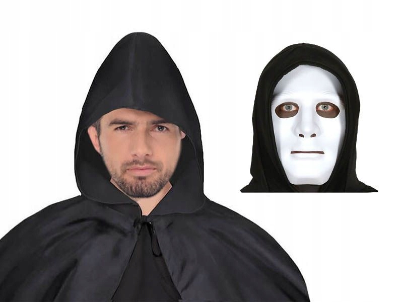 

Zestaw Kostucha Strój Śmierć Halloween 2el