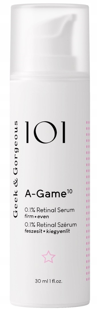 Geek & Gorgeous A-Game 10 protivráskové sérum s retinalem 0,1% 30 ml