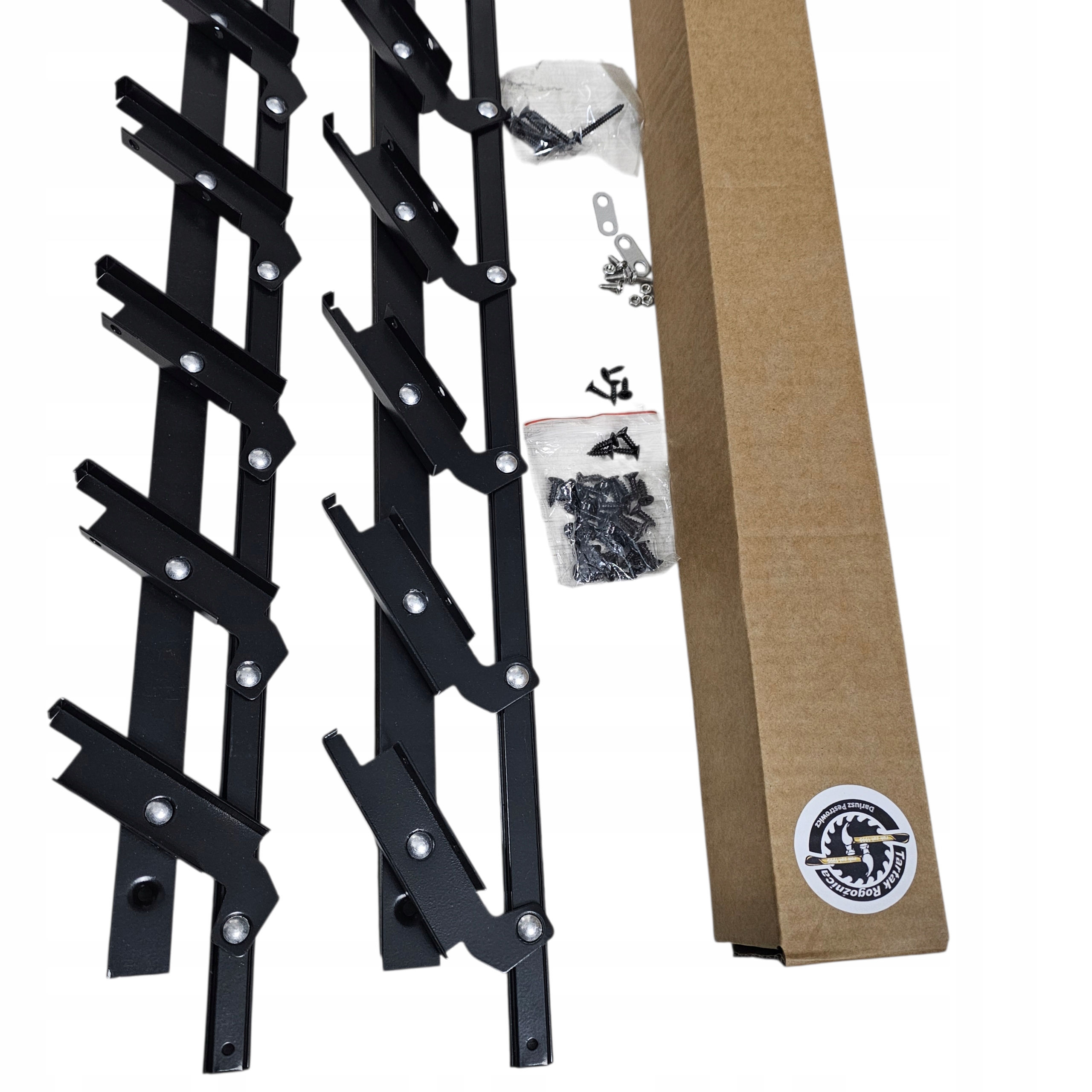 Systém vedení žaluzií Vertical 107 Černý. Mechanismus Pohyblivé desky.