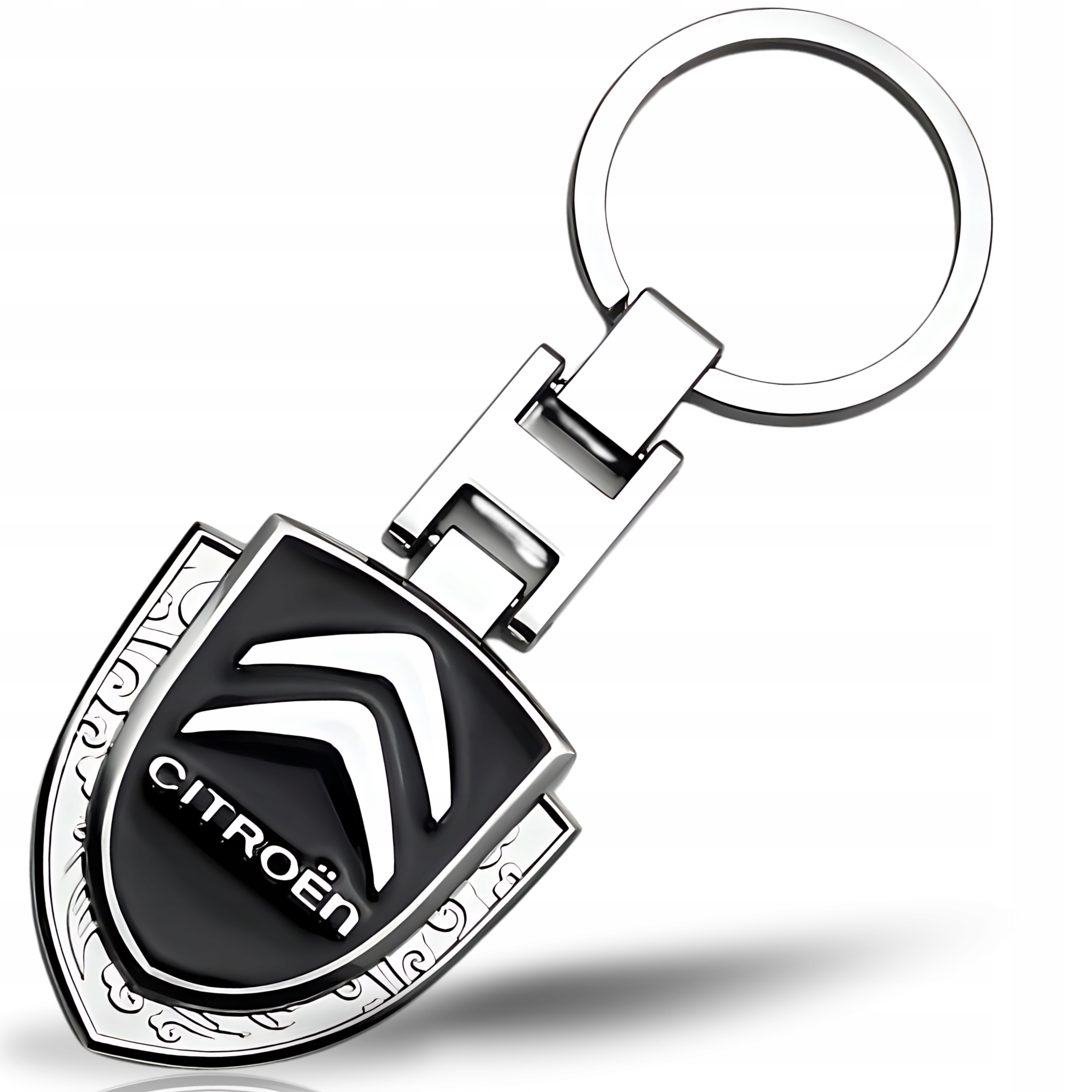 BRELOK BRELOCZEK CITROEN DO KLUCZY SAMOCHODU AUTA METALOWY ZAWIESZKA