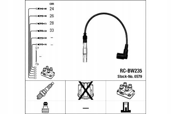 Ngk Sada Zapalovacích Kabelů Bmw 3 (E36), 3 (e Asistent řidiče #28