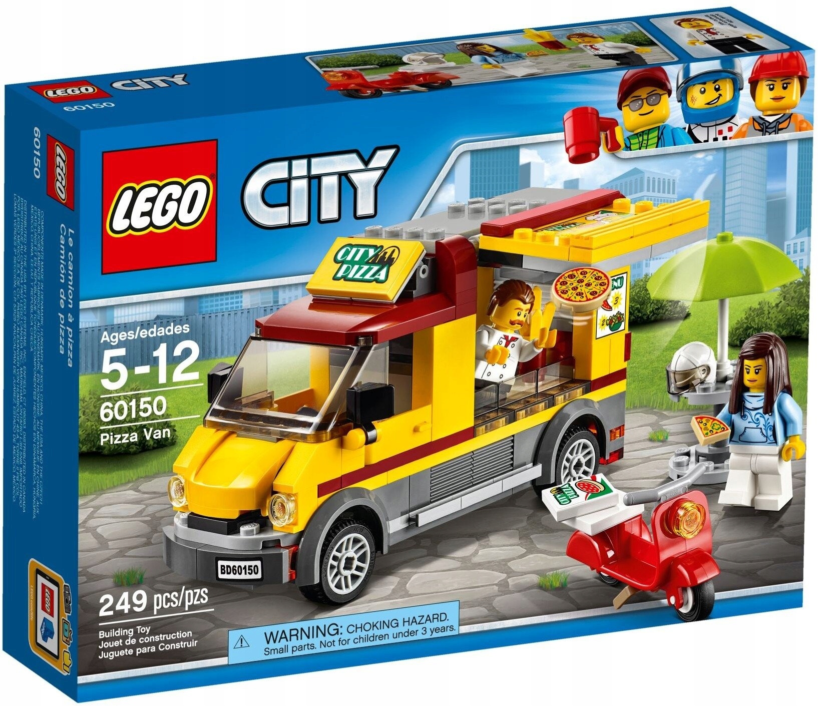 Lego City 60150 Foodtruck s pizzou Nové