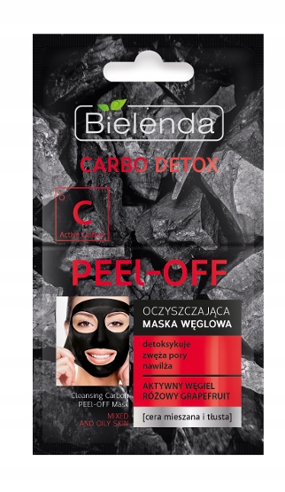 

Bielenda Czarna Maska Peel-off Węglowa Oczyszczaj