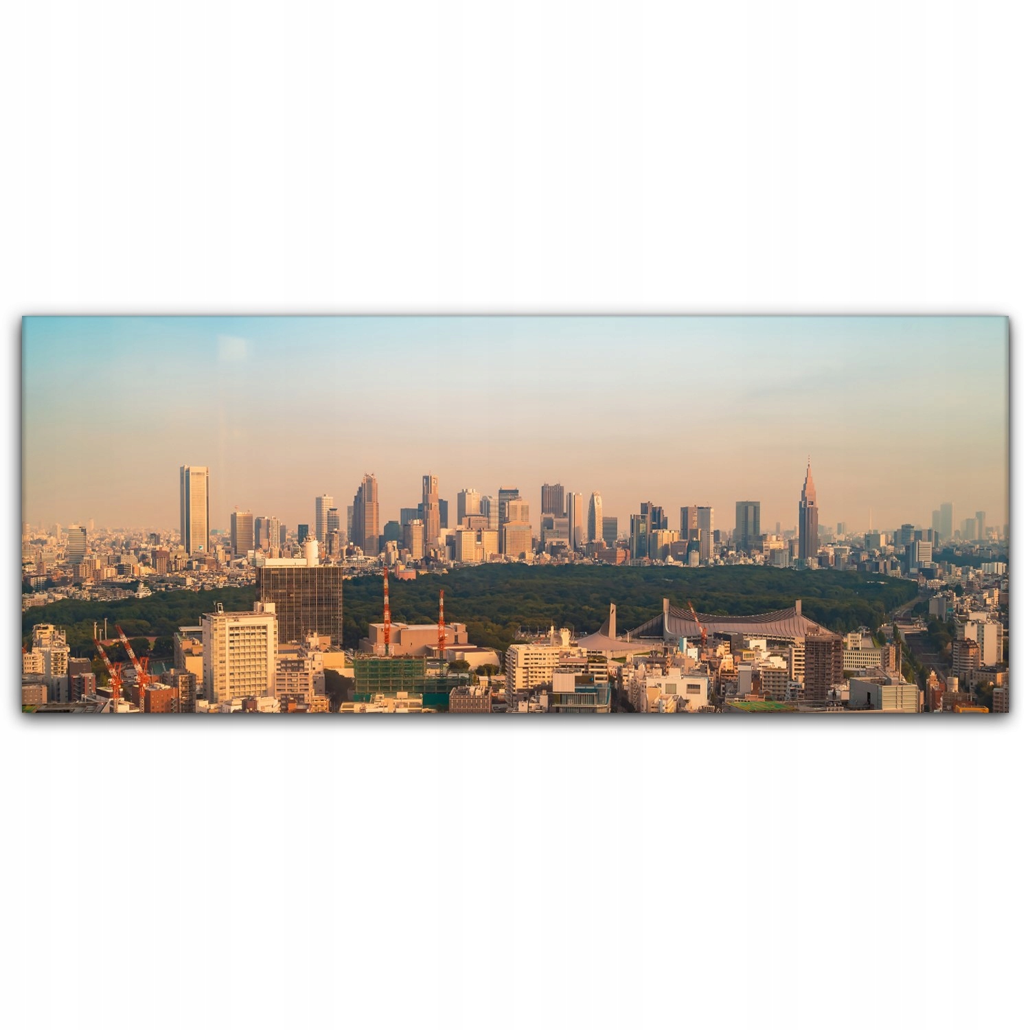 

Canvas na ramie na ścianę 125x50 Miasto Krajobraz