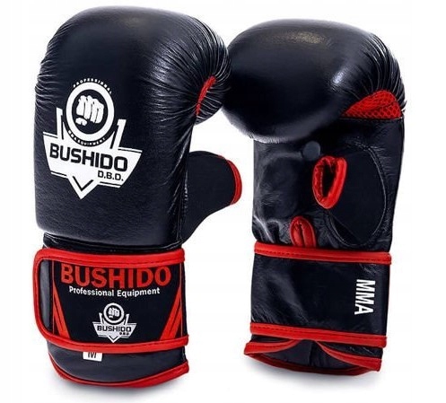 Dbx Bushido Rękawice Przyrządowe Na Worek Skóra Naturalna M
