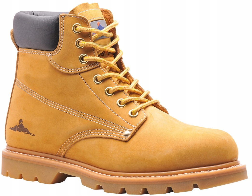 47 SKÓRZANE BUTY MĘSKIE TRAPERY Z NOSKIEM ROBOCZE