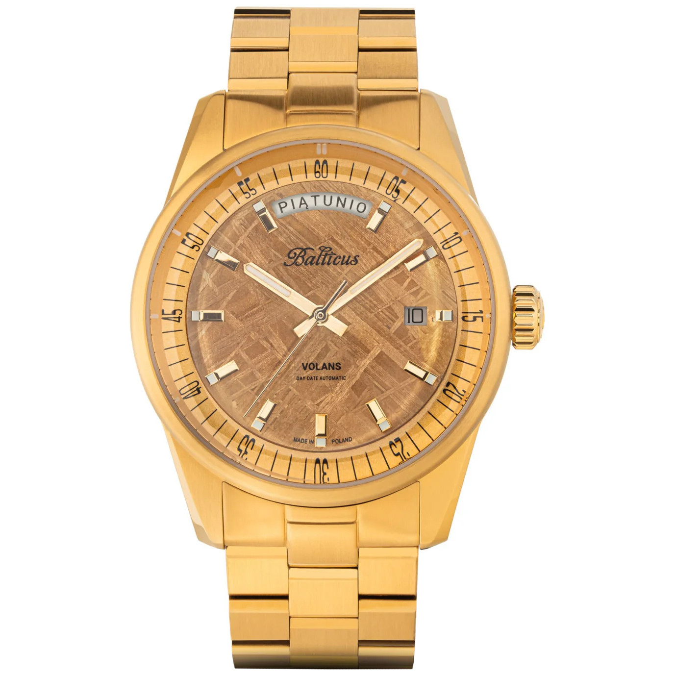 Pánské Hodinky Balticus Bal-bltvpggm zlaté