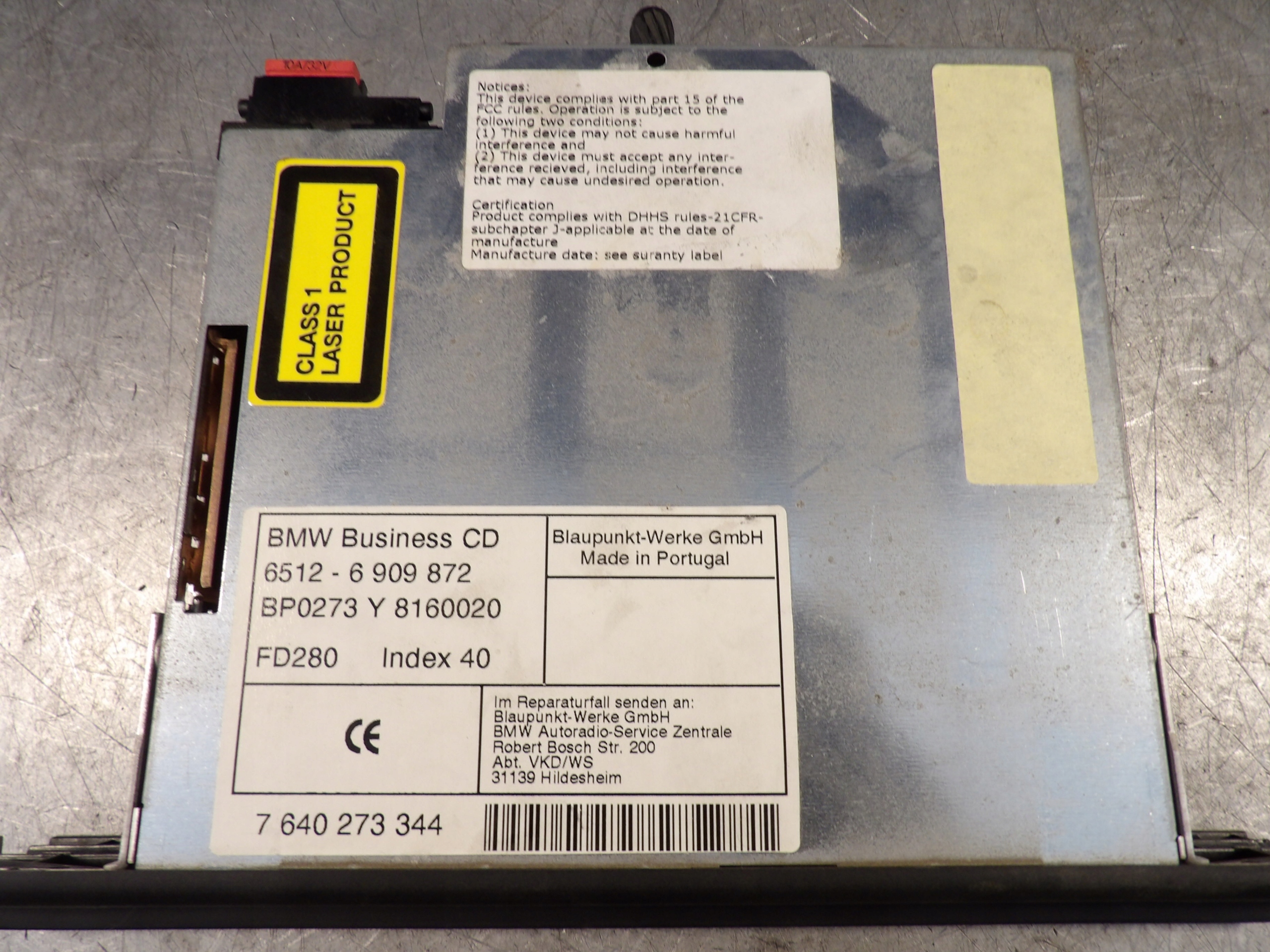 Naped CD BMW E39 6512-6909872 7640273344