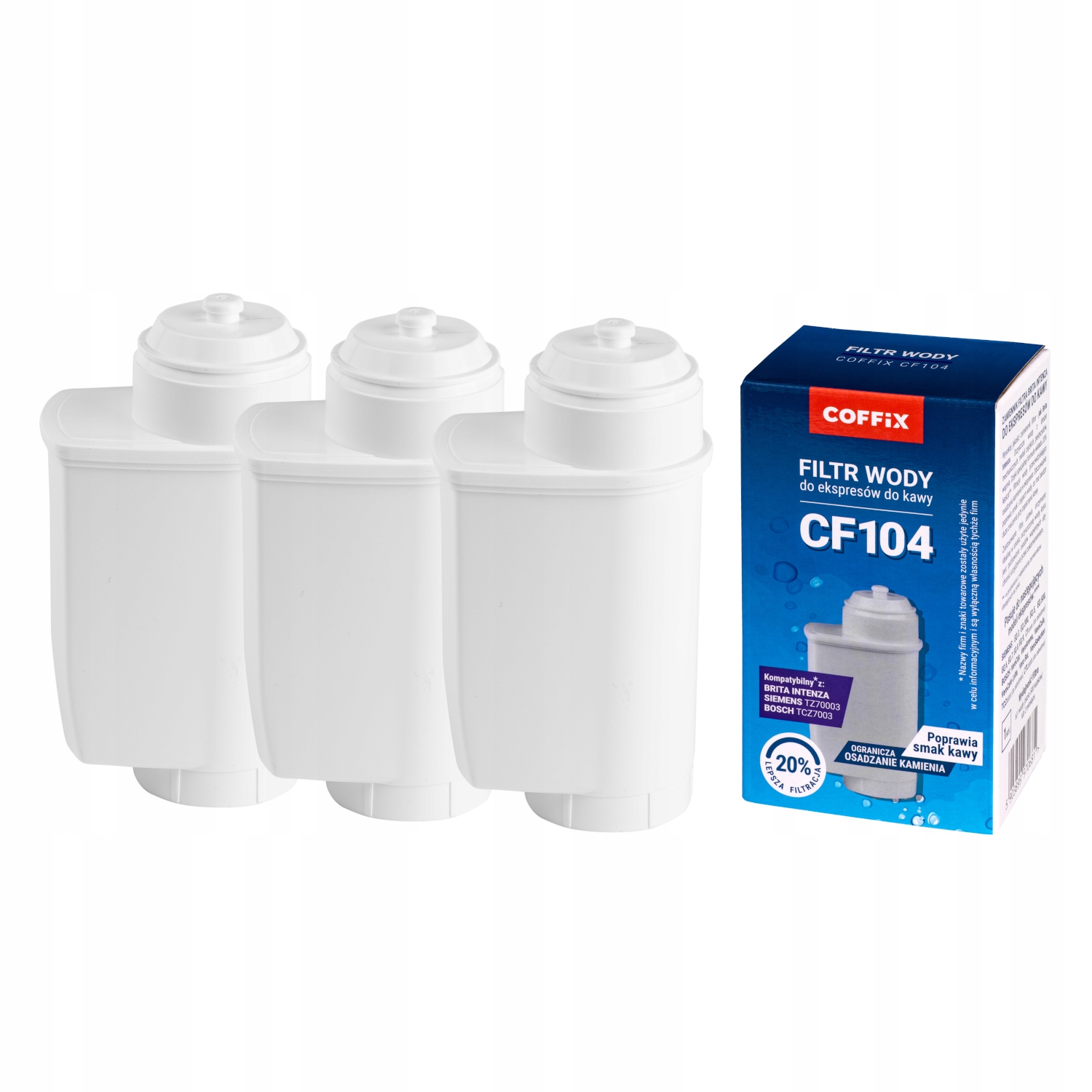 

3x Filtr do ekspresu Siemens Bosch Intenza- Coffix