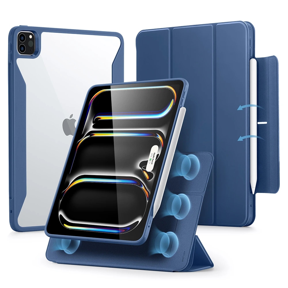 Esr Rebound Hybrid etui ochronne do iPada Pro 13 (2024) Granatowy