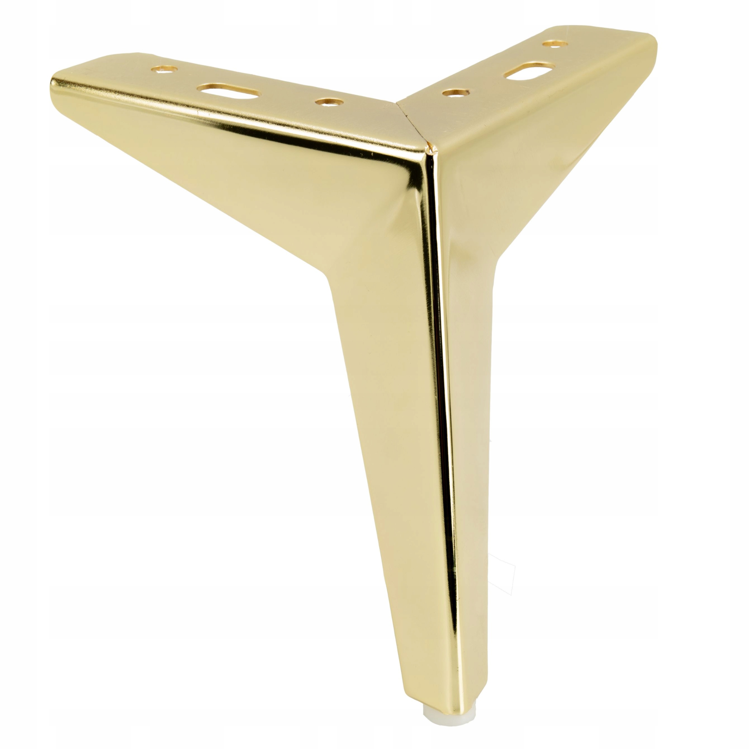 60 x Nábytková noha Hviezda zlatá chróm výška 15 cm