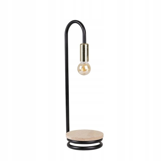 Podkrovná stolná lampa čierna 1xE14 Abi Candellux
