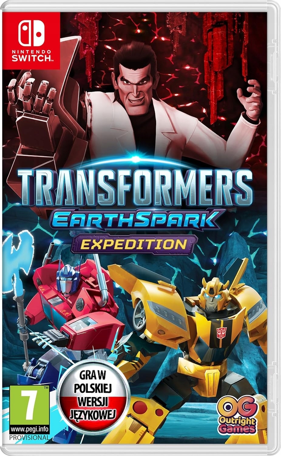Transformers Earth Spark Expedition Iskra Ziemi Switch Dubbing Pl Kartridź