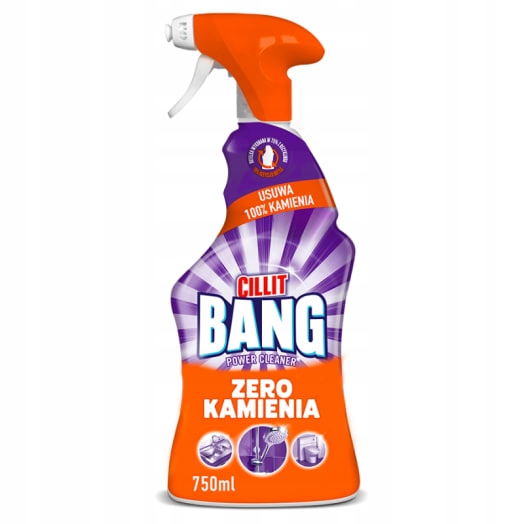 Levně 3x Cillit Bang Power Cleaner Spray pro čištění kuchyně a koupelny