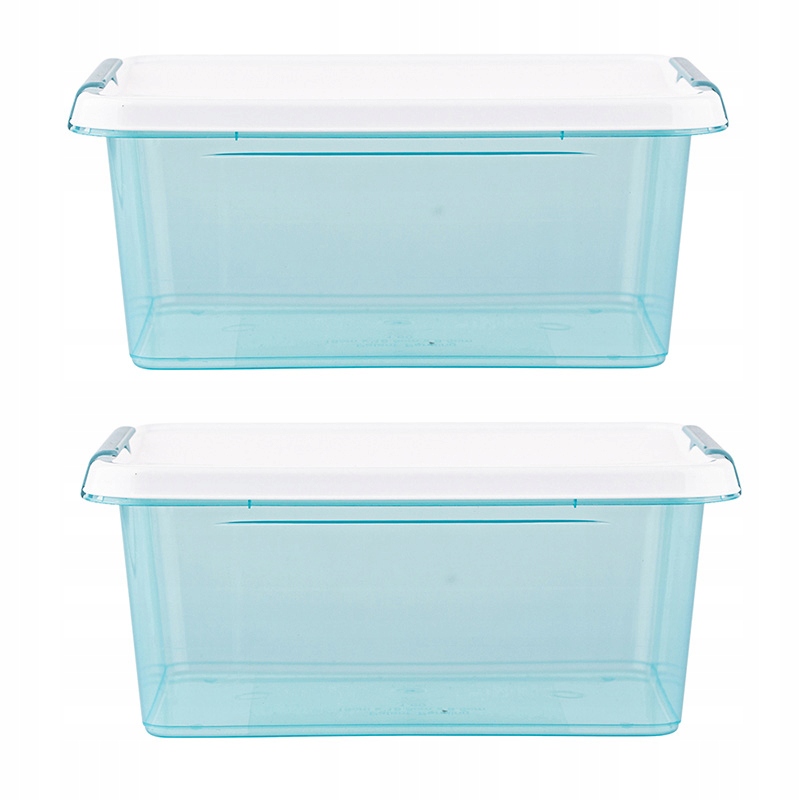 

2x Pudełko Plastikowe Pojemniki Do Lodówki 1,6L