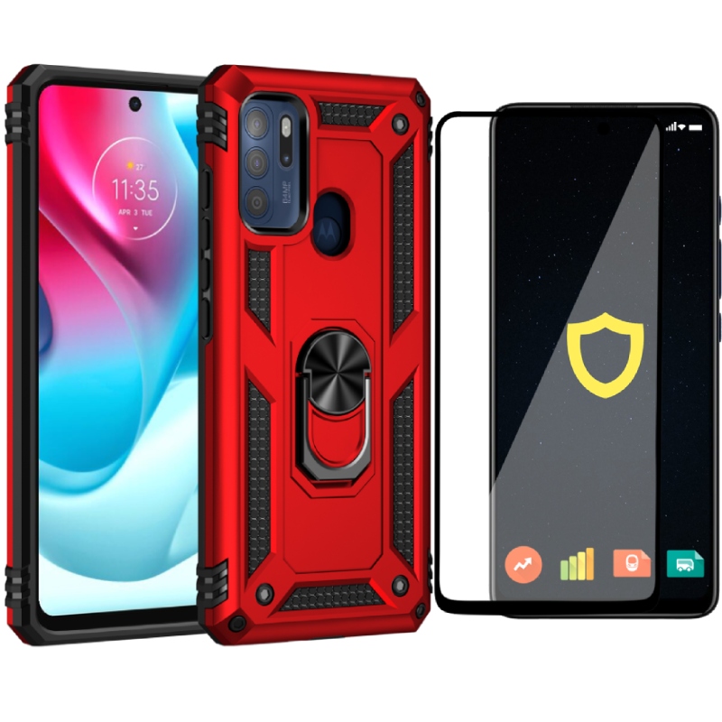 

Etui Pancerne Ring Nx Do Moto G60S Szkło