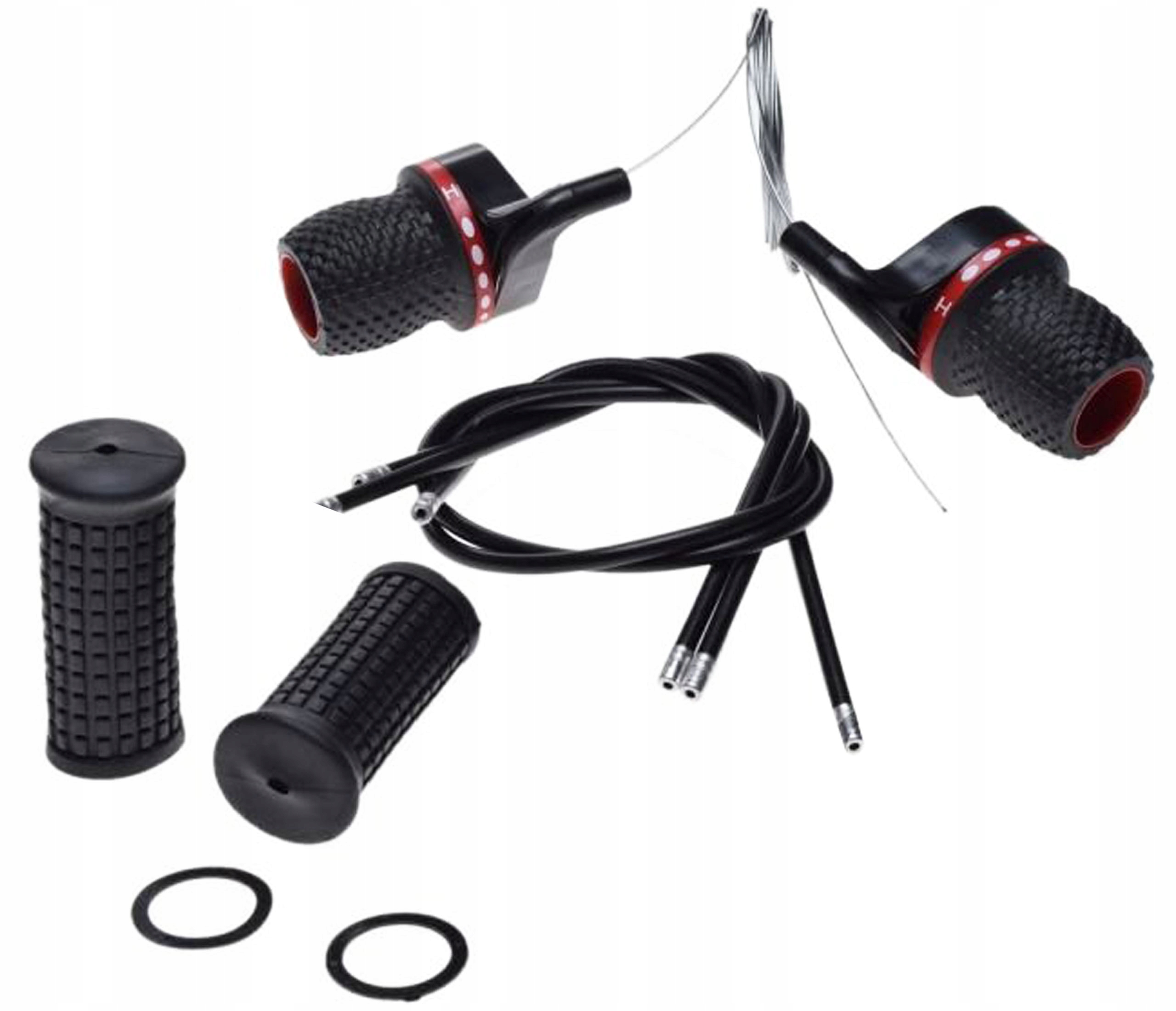 

Dźwignie Przerzutek 18-B Grip Shift Manetki Chwyty