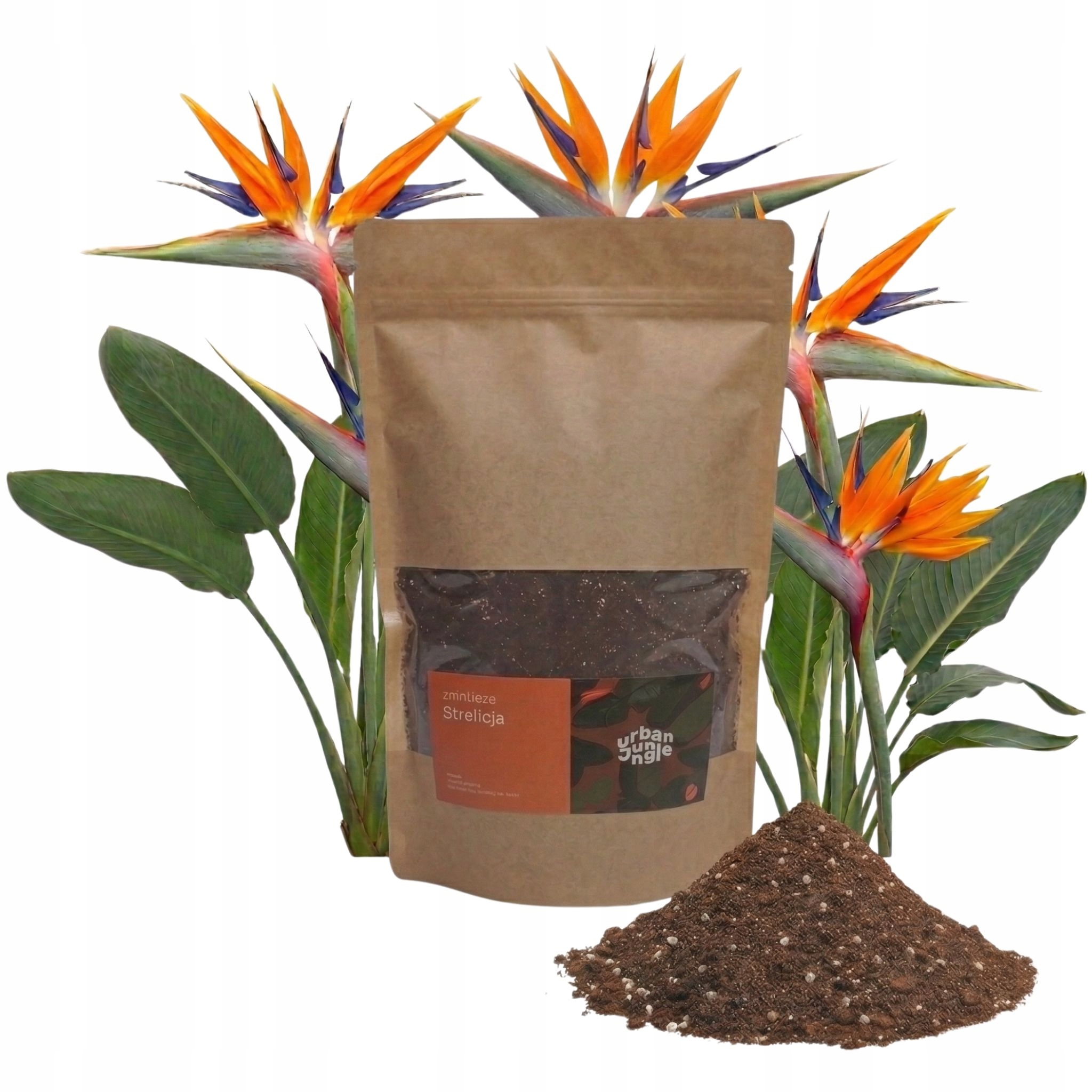 Země Substrát Bigos pro Strelicie jílovitých rostlin Urban Jungle 15 L