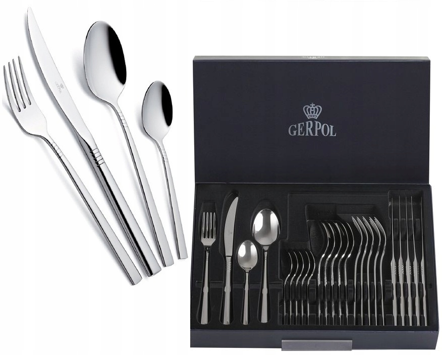 

Sztućce Gerpol Zestaw Apollo 24 Komplet 6 Osób