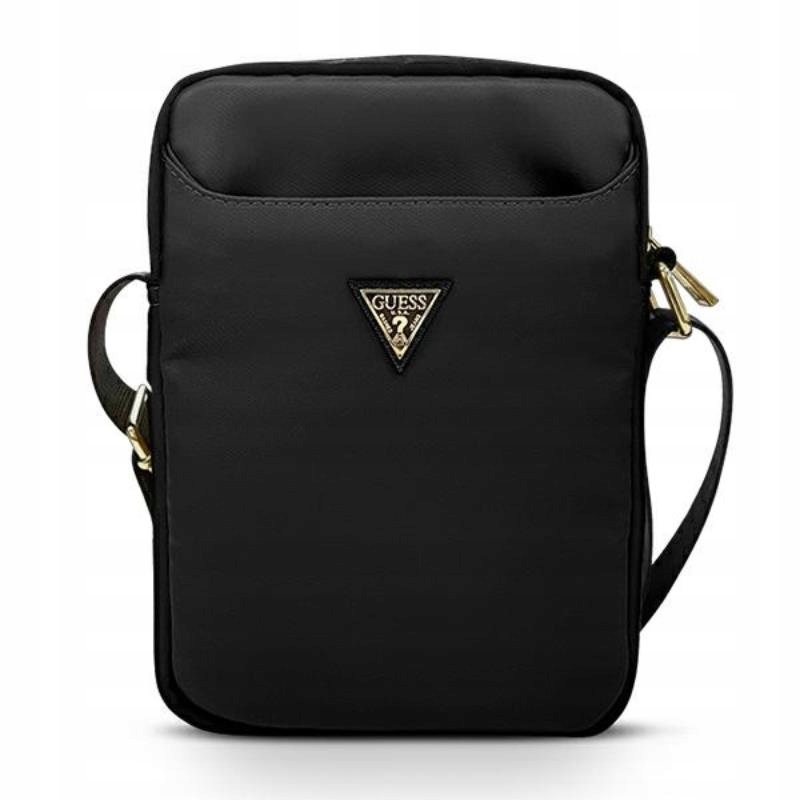 Torba Guess Nylon Triangle Logo na tablet 10" czarna Guess