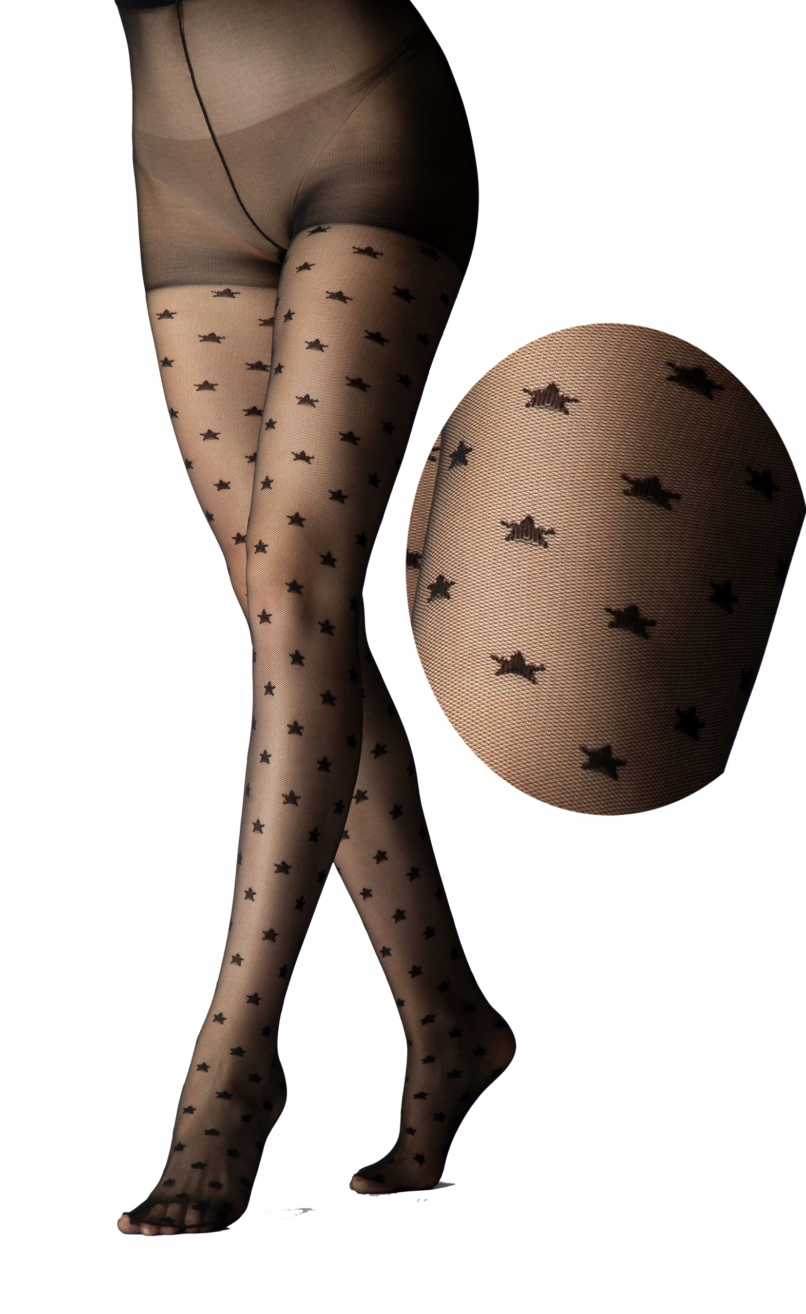 

rajstopy w gwiazdki gwiazdeczki na siateczce R-2