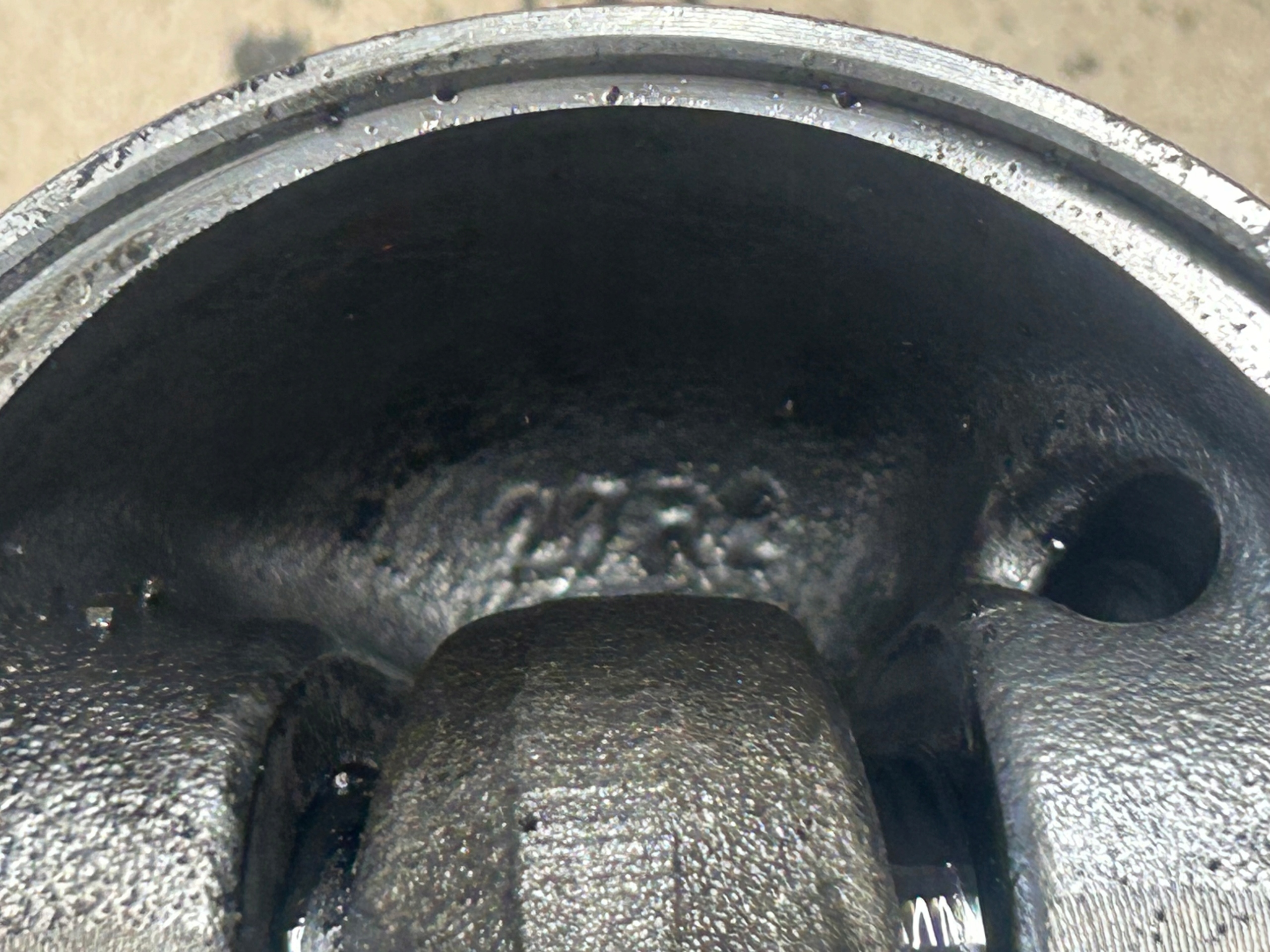 VW 1,2 TDI CFW piston with connecting rod