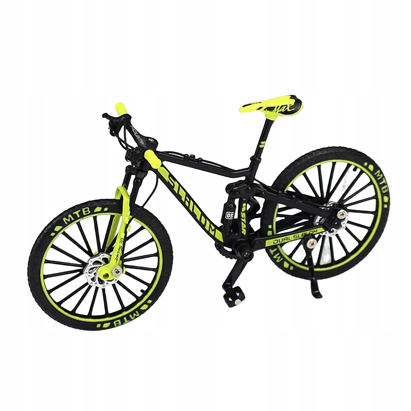 Mini model górski Model roweru na palec Stop 1:10 Model pojazdu 3D Chłopiec zielony Rodzaj pojazdu ciężarówka